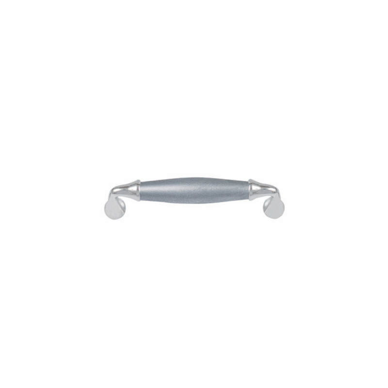 Nedio Brass Drawer Handle Satin Silver