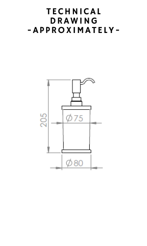 Vista D'oro Eso Soap Dispenser - Hentell